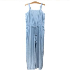 NWT Anne Taylor LOFT chambray jumpsuit sz M